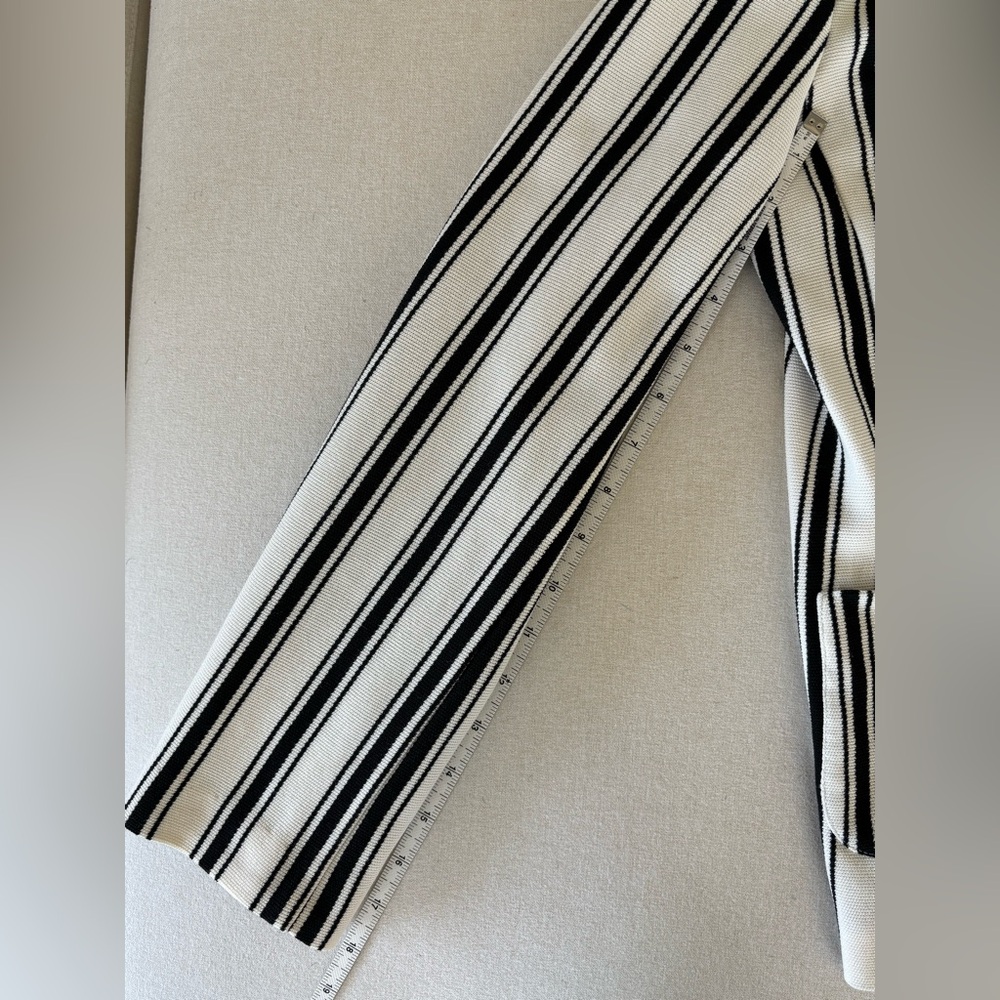 Max Mara Weekend blazer jacket striped black White medium small - Picture 10 of 11